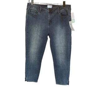 NWT PARKER SMITH Milia Capri skinny jean indigo size 12 pedal pusher size 31